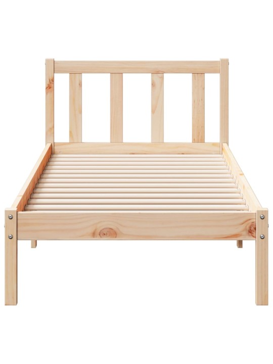 Prodloužený rám postele bez matrace 80 x 210 cm borovice
