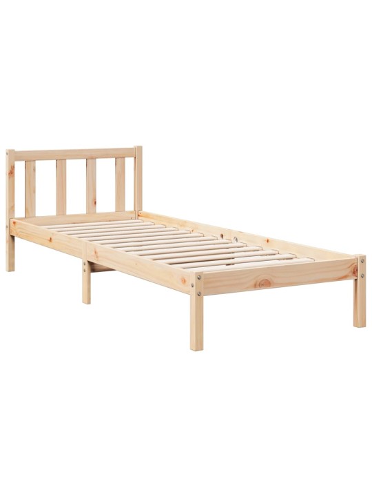 Prodloužený rám postele bez matrace 90 x 210 cm borovice