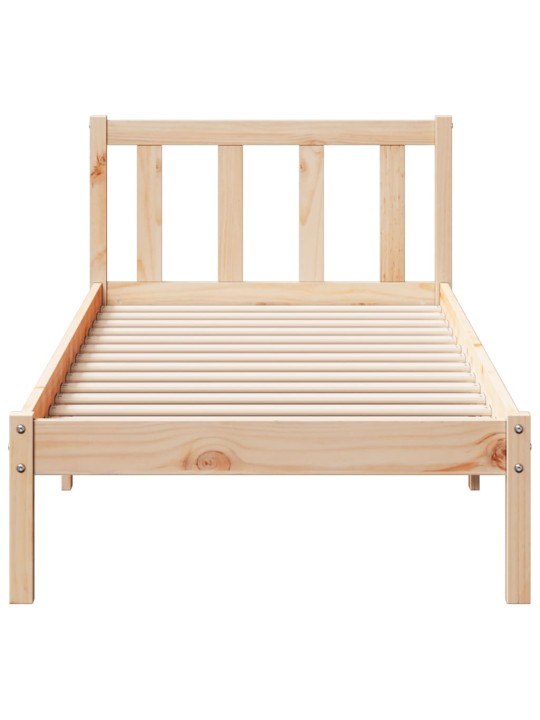 Prodloužený rám postele bez matrace 90 x 210 cm borovice