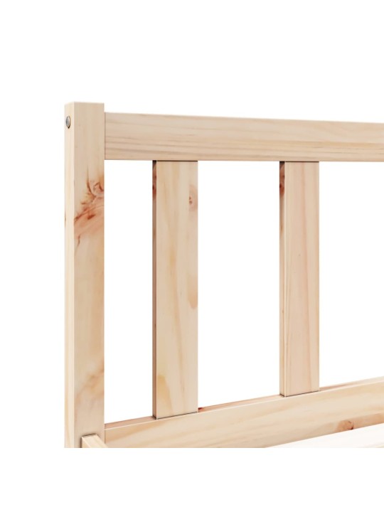 Prodloužený rám postele bez matrace 90 x 210 cm borovice