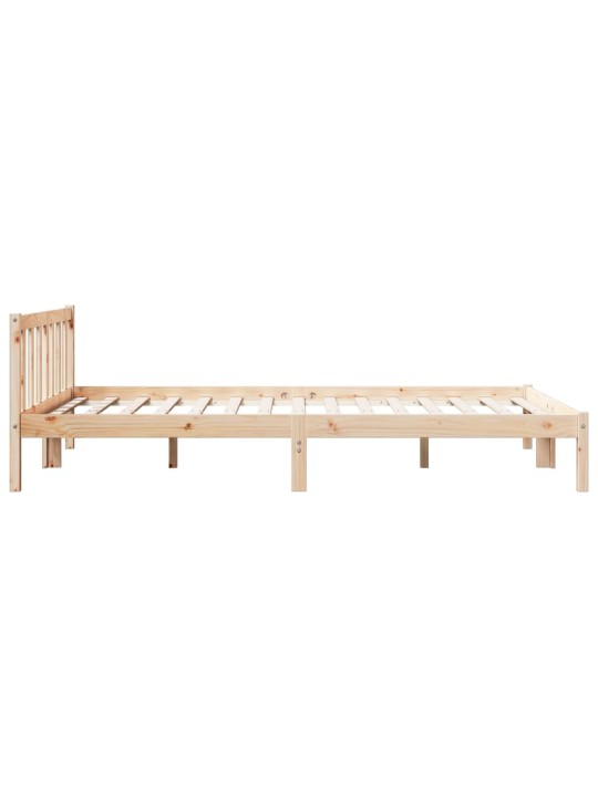 Prodloužený rám postele bez matrace 160 x 210 cm borovice