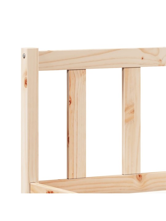 Prodloužený rám postele bez matrace 160 x 210 cm borovice