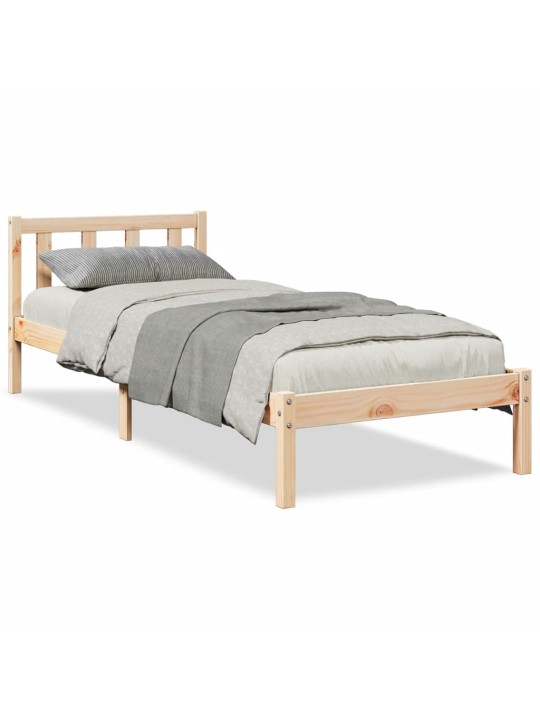 Prodloužený rám postele bez matrace 90 x 220 cm borovice