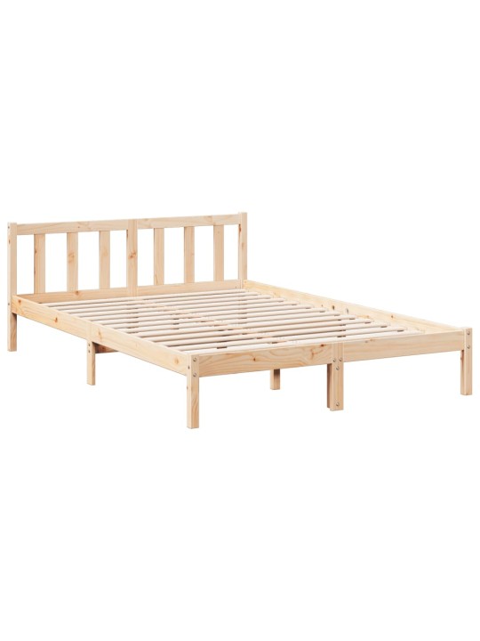 Prodloužený rám postele bez matrace 160 x 220 cm borovice