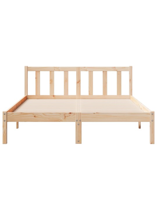Prodloužený rám postele bez matrace 160 x 220 cm borovice