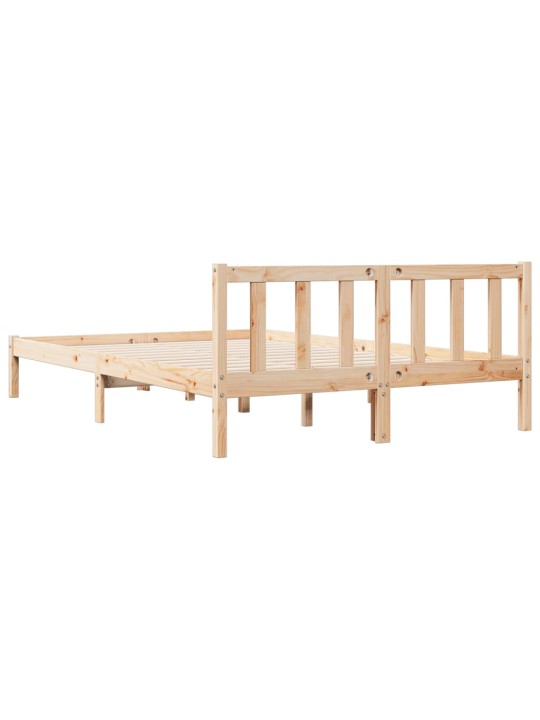 Prodloužený rám postele bez matrace 160 x 220 cm borovice