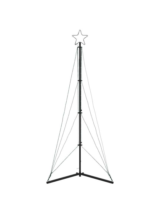 LED vánoční stromek 363 teple bílých LED diod 182 cm