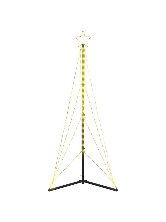 LED vánoční stromek 363 teple bílých LED diod 182 cm