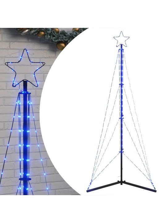 Led vánoční stromek 363 modrých led diod 182 cm