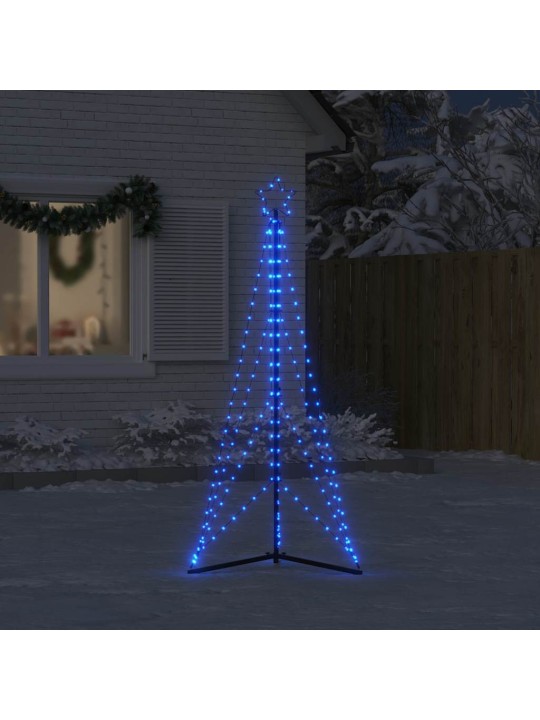 Led vánoční stromek 363 modrých led diod 182 cm