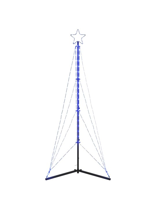 Led vánoční stromek 363 modrých led diod 182 cm