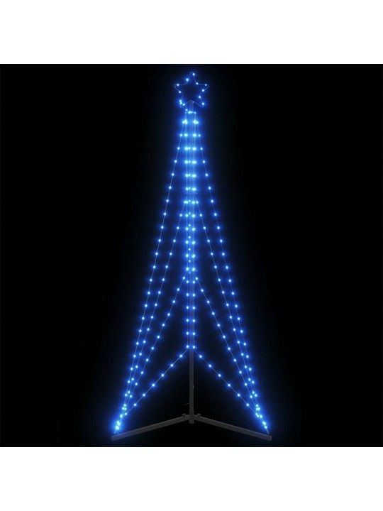 Led vánoční stromek 363 modrých led diod 182 cm