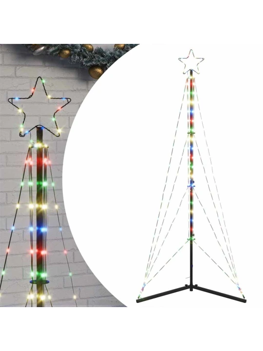 Led vánoční stromek 363 barevných led diod 182 cm