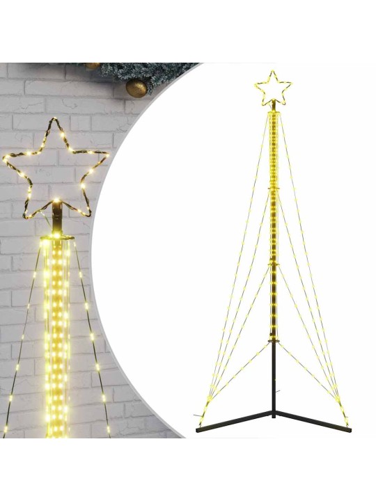 Led vánoční stromek 483 teplých bílých led diod 240 cm