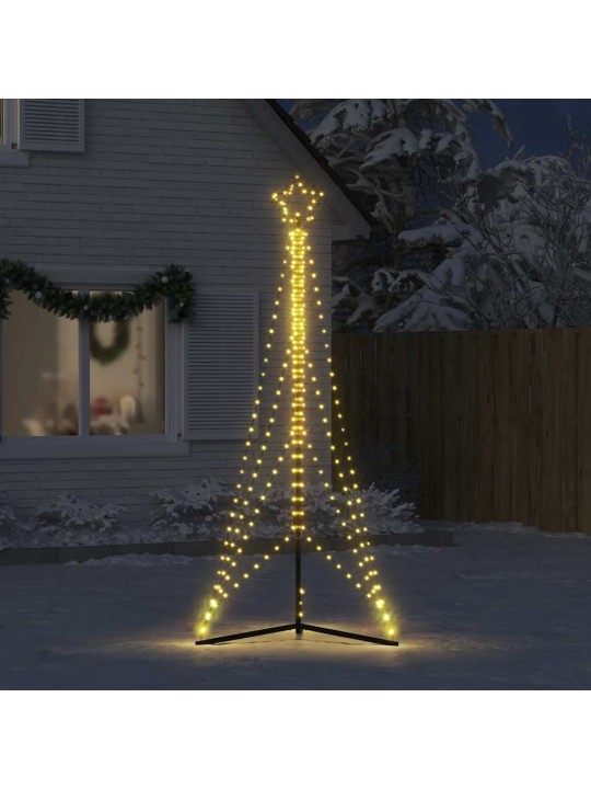 Led vánoční stromek 483 teplých bílých led diod 240 cm