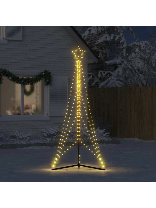 Led vánoční stromek 483 teplých bílých led diod 240 cm