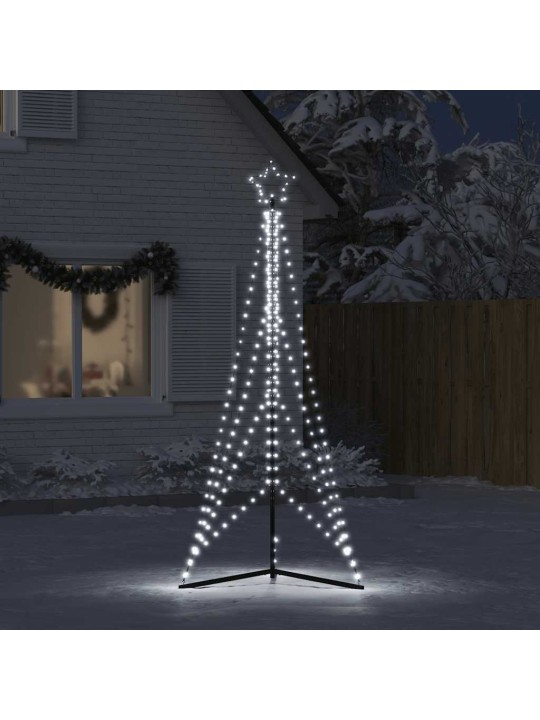 Led vánoční stromek 483 studených bílých led diod 240 cm