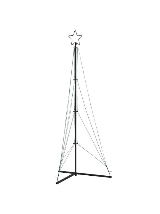 Led vánoční stromek 483 studených bílých led diod 240 cm