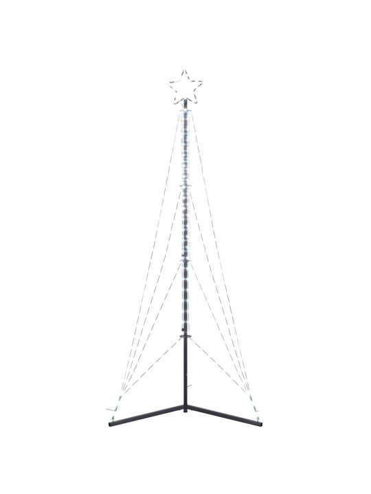 Led vánoční stromek 483 studených bílých led diod 240 cm