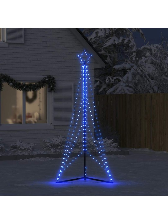 Led vánoční stromek 483 modrých led diod 240 cm