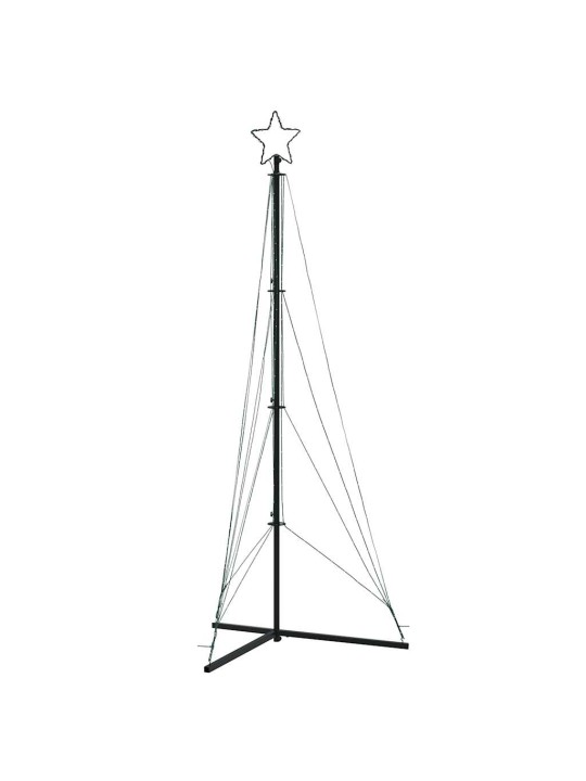 Led vánoční stromek 483 modrých led diod 240 cm