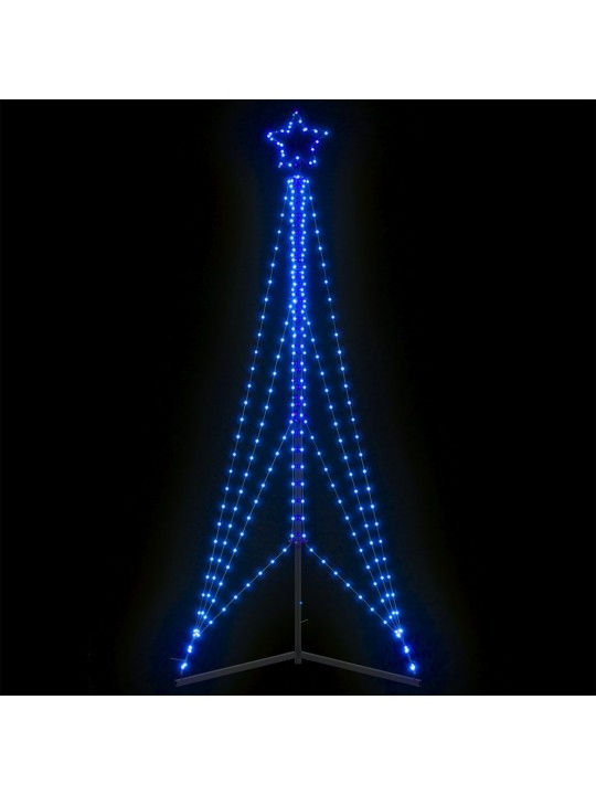 Led vánoční stromek 483 modrých led diod 240 cm