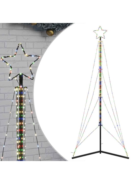 Led vánoční stromek 483 barevných led diod 240 cm