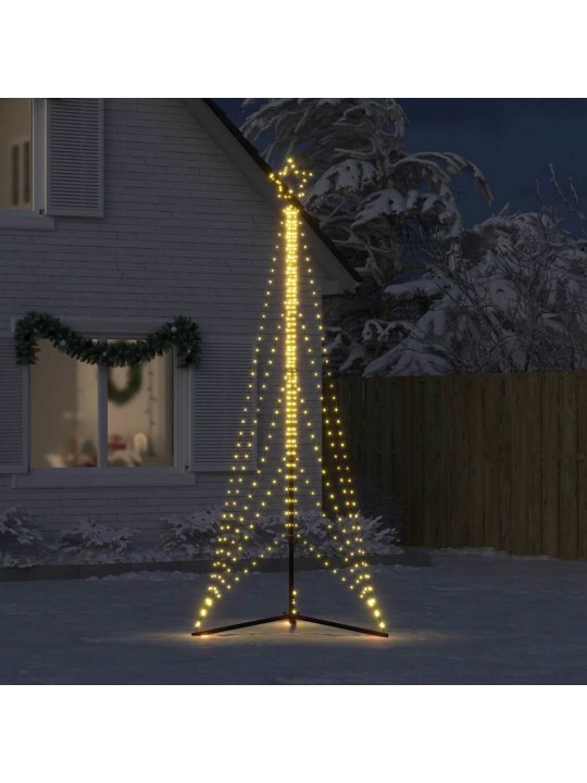 Led vánoční stromek 525 teplých bílých led diod 302 cm