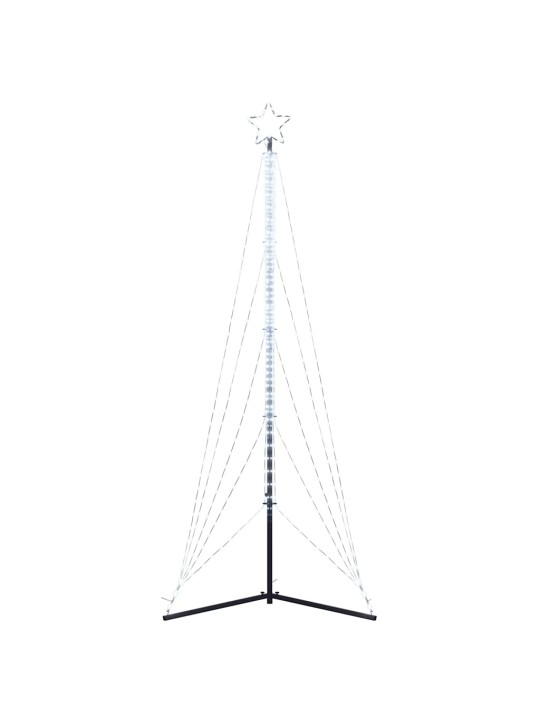 Led vánoční stromek 525 studených bílých led 302 cm