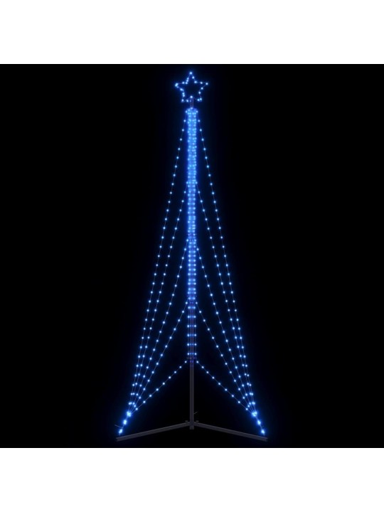 Led vánoční stromek 525 modrých led diod 302 cm