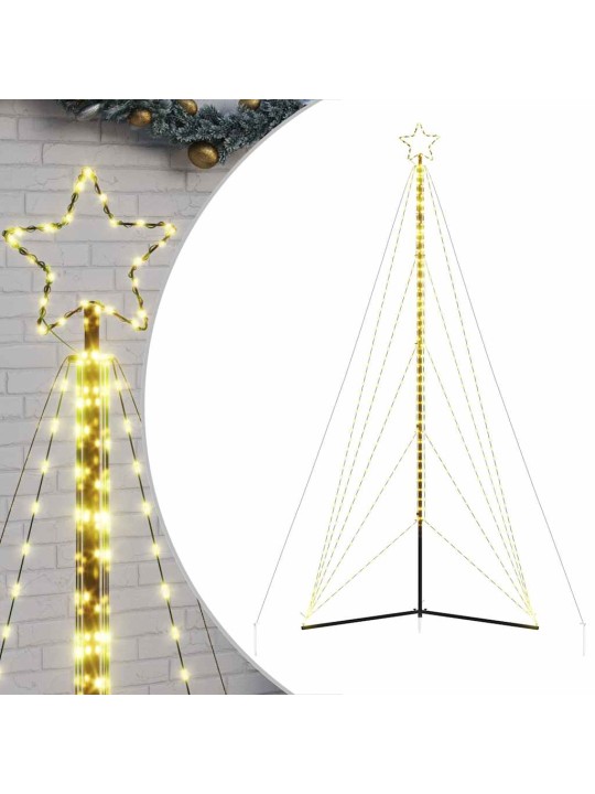Led vánoční stromek 615 teple bílých led diod 404,5 cm