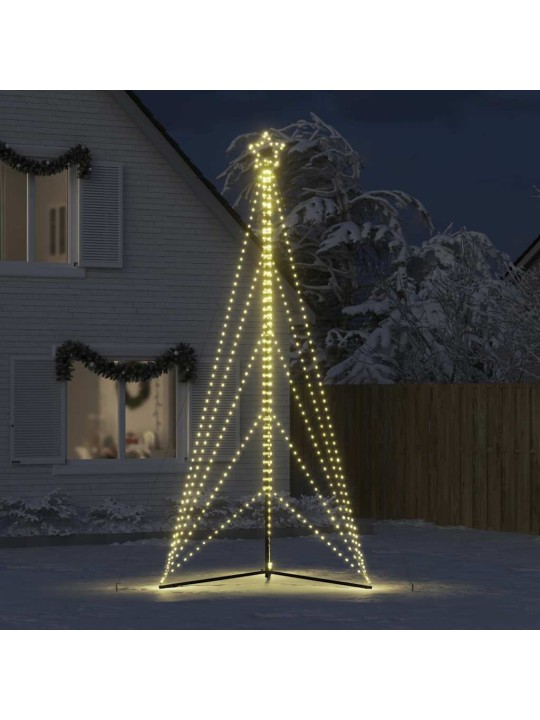 Led vánoční stromek 615 teple bílých led diod 404,5 cm