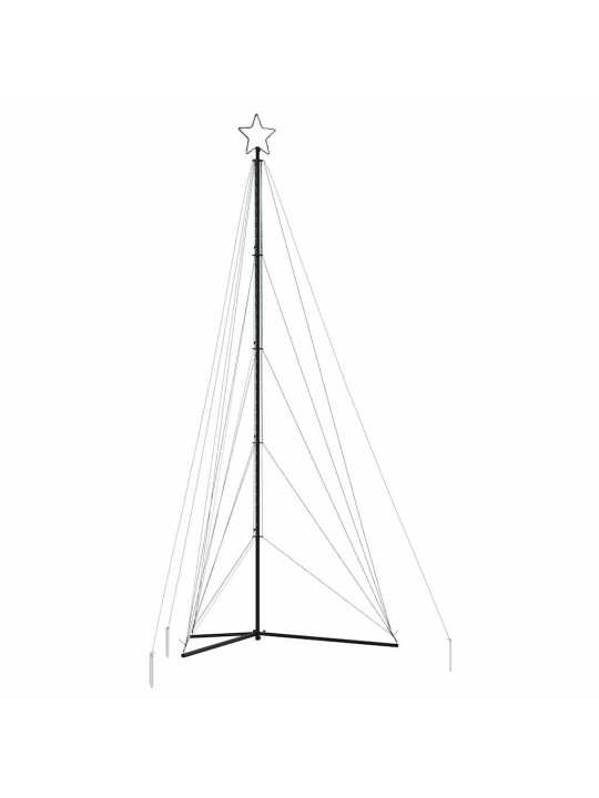 Led vánoční stromek 615 modrých led diod 404,5 cm