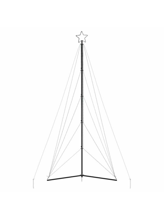 Led vánoční stromek 615 modrých led diod 404,5 cm