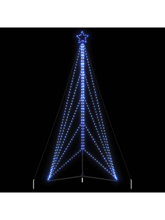 Led vánoční stromek 615 modrých led diod 404,5 cm