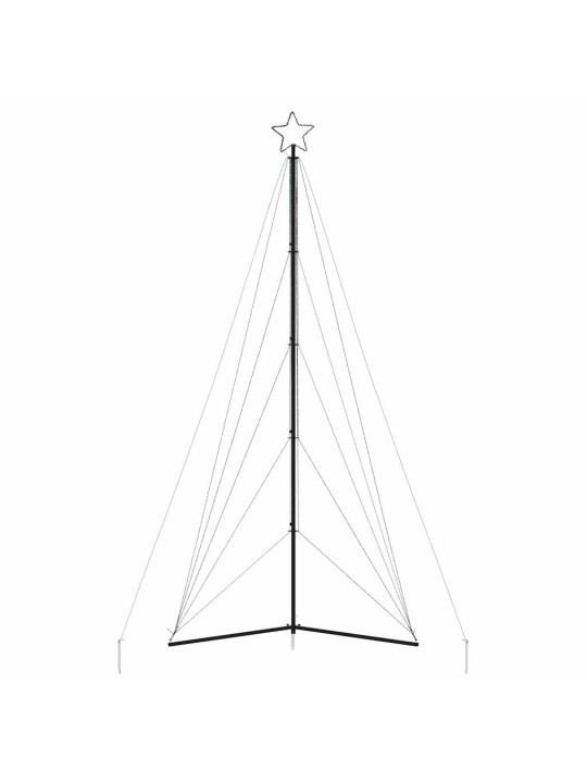 Led vánoční stromek 615 barevných led diod 404,5 cm