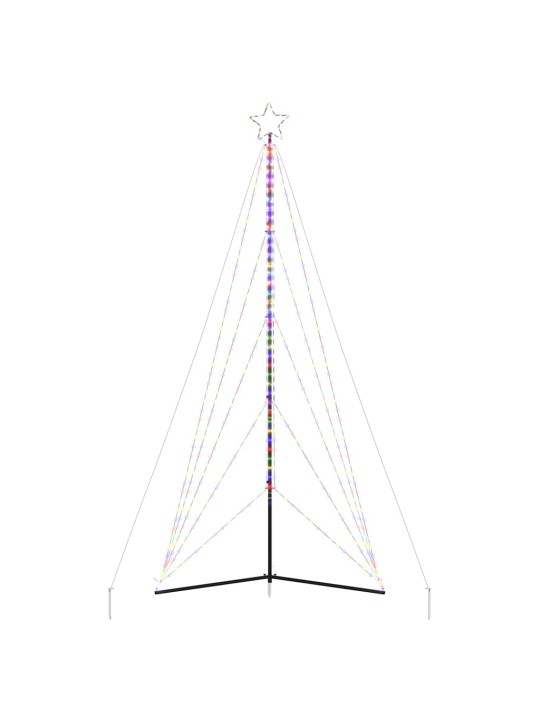 Led vánoční stromek 615 barevných led diod 404,5 cm