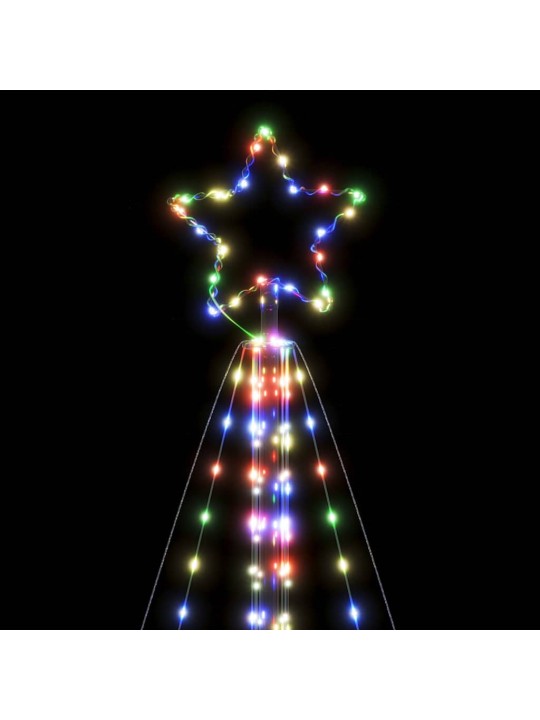 Led vánoční stromek 615 barevných led diod 404,5 cm