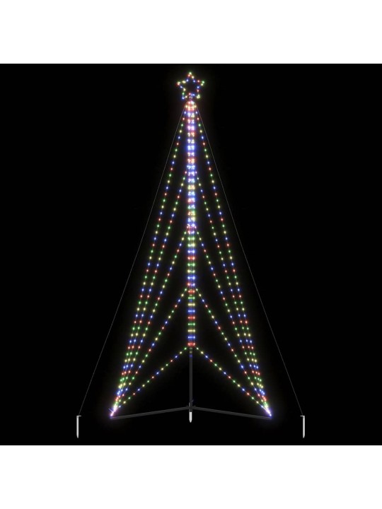 Led vánoční stromek 615 barevných led diod 404,5 cm