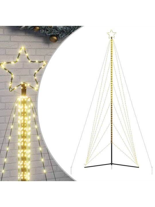 Led vánoční stromek 861 teplých bílých led diod 478 cm
