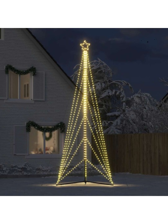 Led vánoční stromek 861 teplých bílých led diod 478 cm