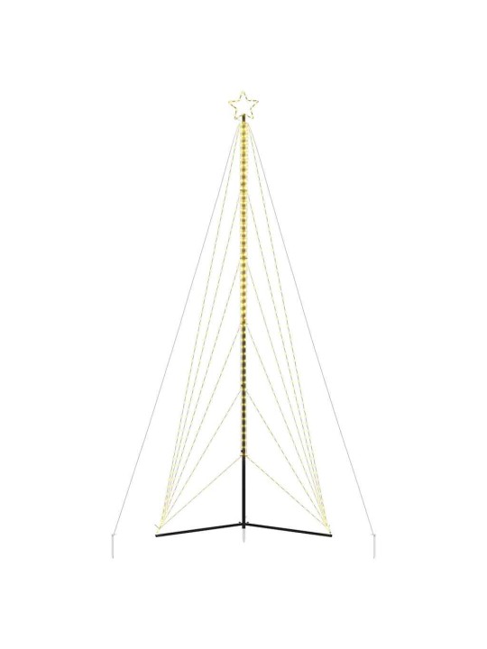 Led vánoční stromek 861 teplých bílých led diod 478 cm