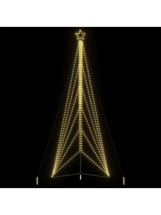 Led vánoční stromek 861 teplých bílých led diod 478 cm