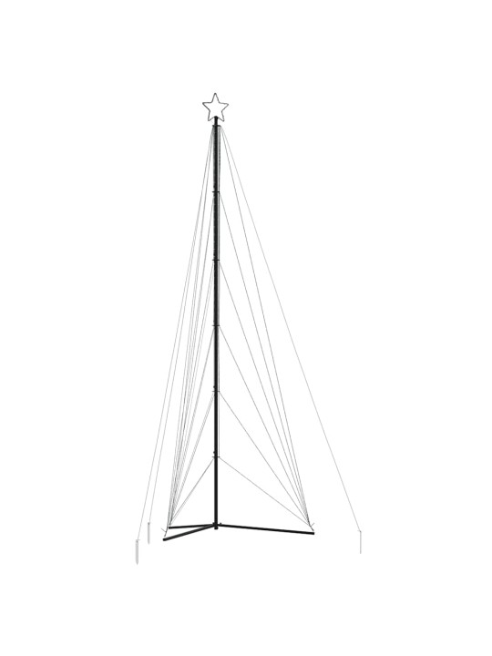 Led vánoční stromek 861 studených bílých led diod 478 cm