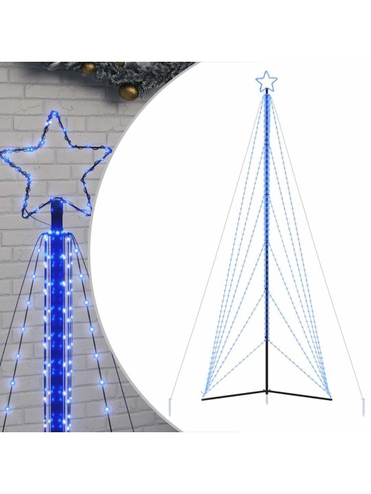 Led vánoční stromek 861 modrých led diod 478 cm