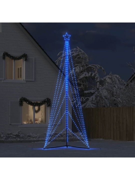 Led vánoční stromek 861 modrých led diod 478 cm