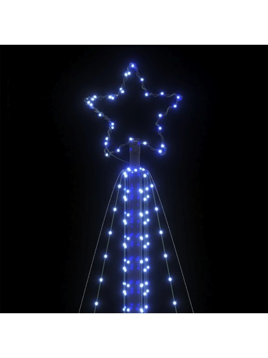 Led vánoční stromek 861 modrých led diod 478 cm