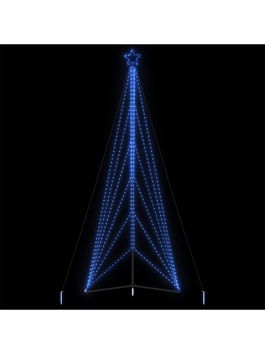 Led vánoční stromek 861 modrých led diod 478 cm