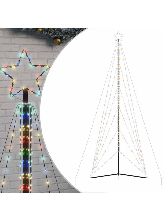 Led vánoční stromek 861 barevných led diod 478 cm