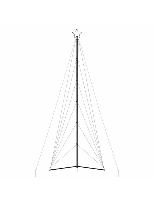 Led vánoční stromek 861 barevných led diod 478 cm